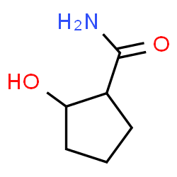 ChemSpider 2D Image | 2-Hydroxycyclopentanecarboxamide | C6H11NO2