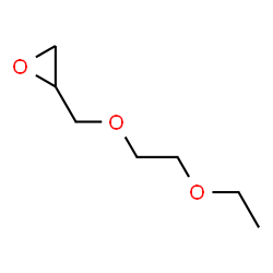 ChemSpider 2D Image | 2-[(2-Ethoxyethoxy)methyl]oxirane | C7H14O3