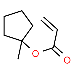 ChemSpider 2D Image | 1-Methylcyclopentyl acrylate | C9H14O2