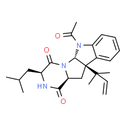 ChemSpider 2D Image | Verrucofortine | C24H31N3O3