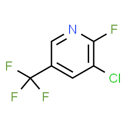 ChemSpider 2D Image | 2-fluoro-3-chloro-5-(trifluoromethyl)pyridine | C6H2ClF4N