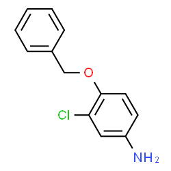 ChemSpider 2D Image | 4-Benzyloxy-3-chloroaniline | C13H12ClNO