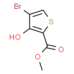 ChemSpider 2D Image | Methyl 4-bromo-3-hydroxy-2-thiophenecarboxylate | C6H5BrO3S