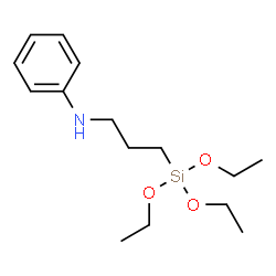 ChemSpider 2D Image | N-[3-(Triethoxysilyl)propyl]aniline | C15H27NO3Si