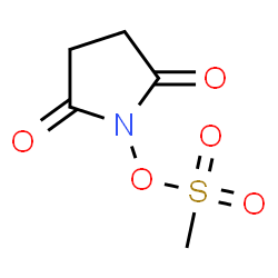 ChemSpider 2D Image | 1-[(Methylsulfonyl)oxy]-2,5-pyrrolidinedione | C5H7NO5S