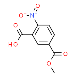 ChemSpider 2D Image | 5-(Methoxycarbonyl)-2-nitrobenzoic acid | C9H7NO6