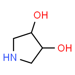 ChemSpider 2D Image | 3,4-Pyrrolidinediol | C4H9NO2