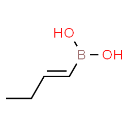 ChemSpider 2D Image | (1E)-1-Buten-1-ylboronic acid | C4H9BO2