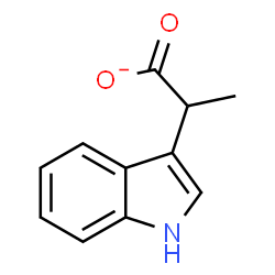 ChemSpider 2D Image | methyl-3-indolylacetate | C11H10NO2