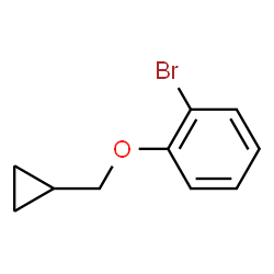 ChemSpider 2D Image | 1-Bromo-2-(cyclopropylmethoxy)benzene | C10H11BrO