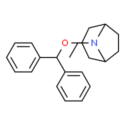ChemSpider 2D Image | 3-(Diphenylmethoxy)-8-ethyl-8-azabicyclo[3.2.1]octane | C22H27NO
