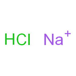 ChemSpider 2D Image | sodium hydrochloride | HClNa