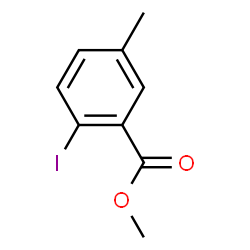 ChemSpider 2D Image | Methyl 2-iodo-5-methylbenzoate | C9H9IO2