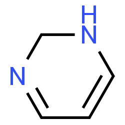 ChemSpider 2D Image | pyrimidine | C4H3N2