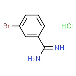 ChemSpider 2D Image | 3-Bromobenzamidine hydrochloride | C7H8BrClN2
