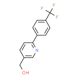 ChemSpider 2D Image | {6-[4-(Trifluoromethyl)phenyl]-3-pyridinyl}methanol | C13H10F3NO