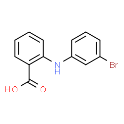 ChemSpider 2D Image | 2-(3-Bromo-phenylamino)-benzoic acid | C13H10BrNO2