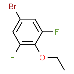 ChemSpider 2D Image | 5-Bromo-2-ethoxy-1,3-difluorobenzene | C8H7BrF2O