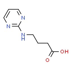 ChemSpider 2D Image | 4-(2-Pyrimidinylamino)butanoic acid | C8H11N3O2