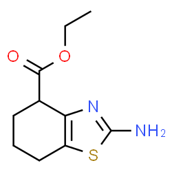 ChemSpider 2D Image | Ethyl 2-amino-4,5,6,7-tetrahydro-1,3-benzothiazole-4-carboxylate | C10H14N2O2S
