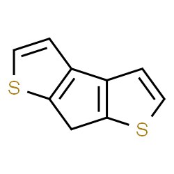 ChemSpider 2D Image | 7H-Thieno[3',2':3,4]cyclopenta[1,2-b]thiophene | C9H6S2