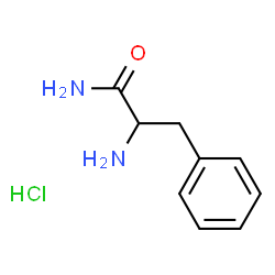 ChemSpider 2D Image | Phenylalaninamide hydrochloride (1:1) | C9H13ClN2O