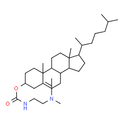 ChemSpider 2D Image | Cholest-5-en-3-yl [2-(dimethylamino)ethyl]carbamate | C32H56N2O2