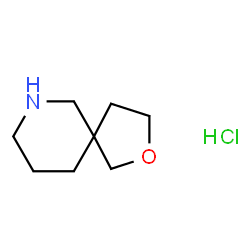 ChemSpider 2D Image | 2-Oxa-7-azaspiro[4.5]decane hydrochloride | C8H16ClNO