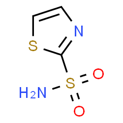 ChemSpider 2D Image | 1,3-Thiazole-2-sulfonamide | C3H4N2O2S2