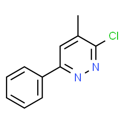 ChemSpider 2D Image | 3-Chloro-4-methyl-6-phenylpyridazine | C11H9ClN2
