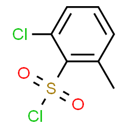 ChemSpider 2D Image | 2-Chloro-6-methylbenzenesulfonyl chloride | C7H6Cl2O2S