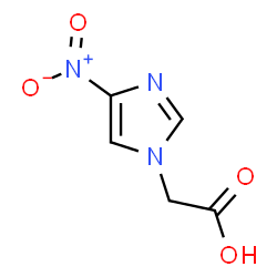 ChemSpider 2D Image | (4-NITROIMIDAZOL-1-YL)ACETIC ACID | C5H5N3O4