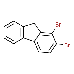 ChemSpider 2D Image | 1,2-Dibromo-9H-fluorene | C13H8Br2