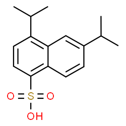 ChemSpider 2D Image | 4,6-Diisopropyl-1-naphthalenesulfonic acid | C16H20O3S