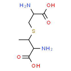 ChemSpider 2D Image | 2-Amino-3-[(2-amino-2-carboxyethyl)sulfanyl]butanoic acid | C7H14N2O4S