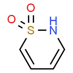 ChemSpider 2D Image | 2H-1,2-Thiazine 1,1-dioxide | C4H5NO2S