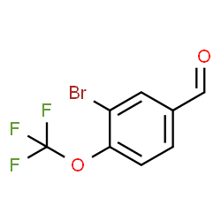 ChemSpider 2D Image | 3-Bromo-4-(trifluoromethoxy)benzaldehyde | C8H4BrF3O2