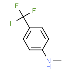 ChemSpider 2D Image | N-Methyl-4-(trifluoromethyl)aniline | C8H8F3N