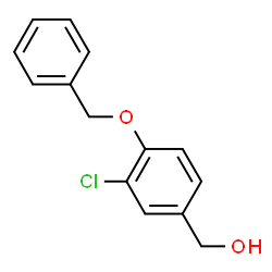 ChemSpider 2D Image | (4-Benzyloxy-3-chloro-phenyl)-methanol | C14H13ClO2