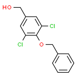ChemSpider 2D Image | [4-(Benzyloxy)-3,5-dichlorophenyl]methanol | C14H12Cl2O2