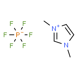 ChemSpider 2D Image | 1,3-Dimethyl-1H-imidazol-3-ium hexafluorophosphate | C5H9F6N2P