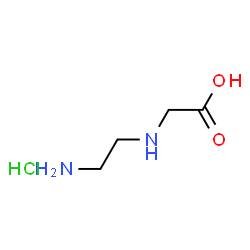 ChemSpider 2D Image | N-(2-Aminoethyl)glycine hydrochloride (1:1) | C4H11ClN2O2