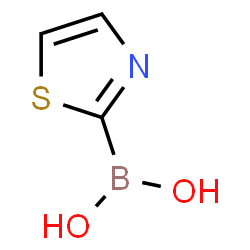 ChemSpider 2D Image | Thiazol-2-ylboronic acid | C3H4BNO2S
