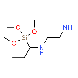 ChemSpider 2D Image | N-[1-(Trimethoxysilyl)propyl]-1,2-ethanediamine | C8H22N2O3Si