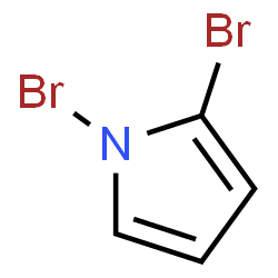 ChemSpider 2D Image | 1,2-Dibromo-1H-pyrrole | C4H3Br2N