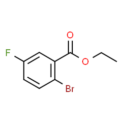 ChemSpider 2D Image | Ethyl 2-bromo-5-fluorobenzoate | C9H8BrFO2