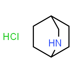 ChemSpider 2D Image | 2-Azabicyclo[2.2.2]octane hydrochloride | C7H14ClN