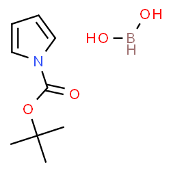 ChemSpider 2D Image | Boronic acid - 2-methyl-2-propanyl 1H-pyrrole-1-carboxylate (1:1) | C9H16BNO4