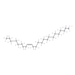 ChemSpider 2D Image | (15Z)-(2,2,3,3,4,4,5,5,6,6,7,7,8,8,9,9,10,10,11,11,12,12,13,13,14,14,17,17,18,18,19,19,20,20,21,21,22,22,23,23,24,24,24-~2~H_43_)-15-Tetracosenoic acid | C24H3D43O2