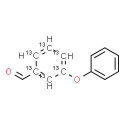 ChemSpider 2D Image | 3-Phenoxy(~13~C_6_)benzaldehyde | C713C6H10O2